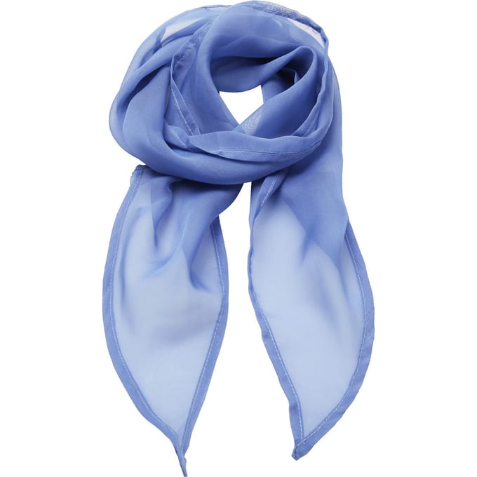Premier Dames/vrouwenwerk Chiffon Formele Sjaal (Middenblauw)