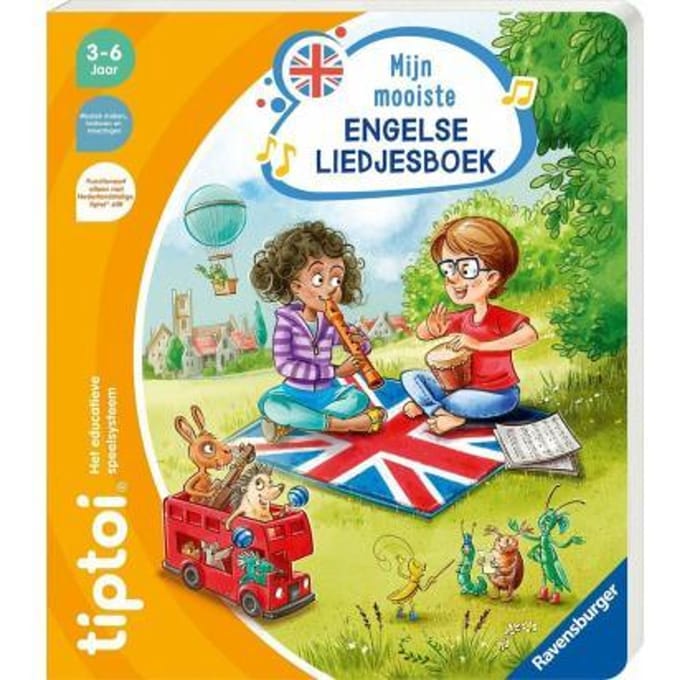 Ravensburger Tiptoi Mijn mooiste Engelse liedjesboek Luisterboeken Leerzame spellen
