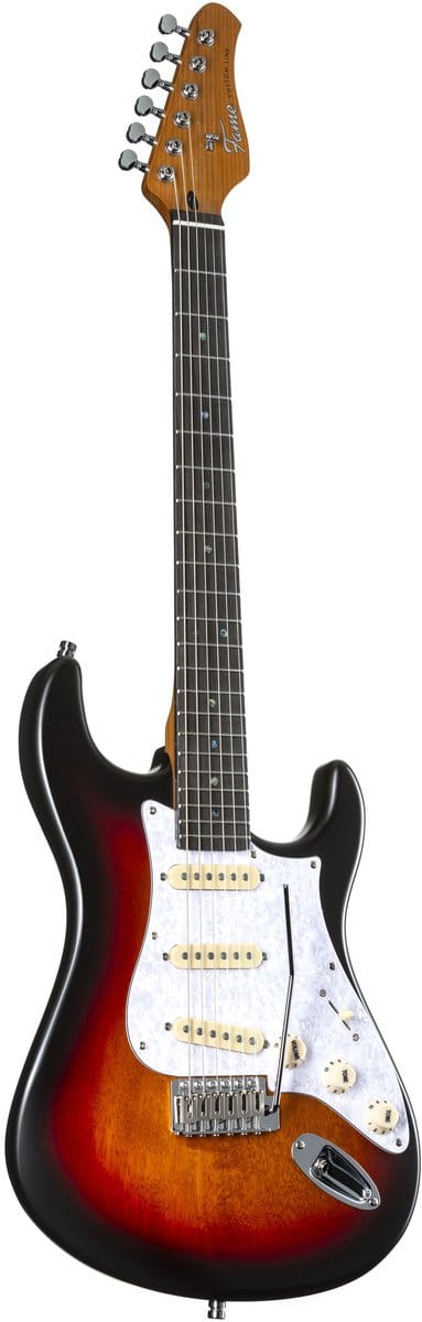 Fame Custom ST RW Sunburst - ST-Style elektrische gitaar