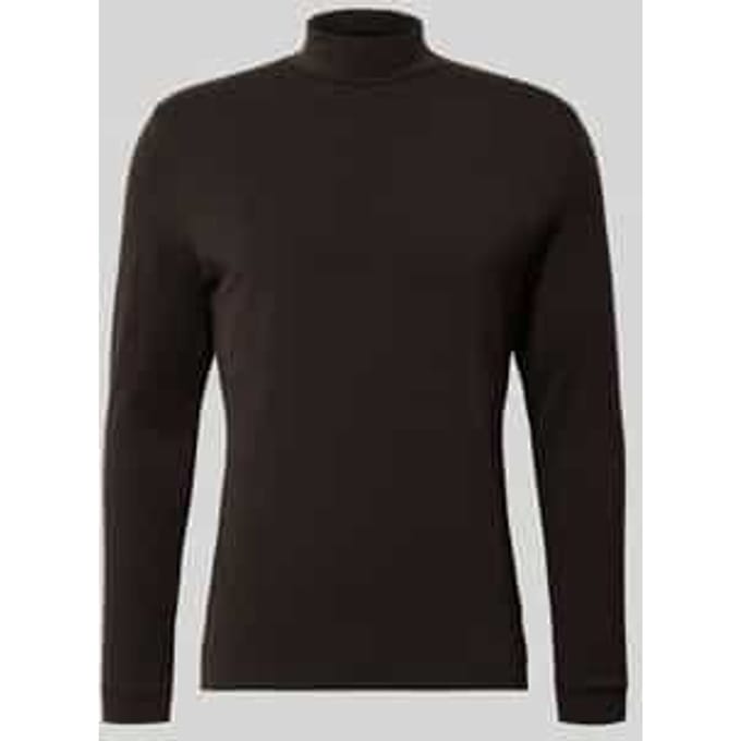 Shirt met lange mouwen en col, model 'EMANUEL'