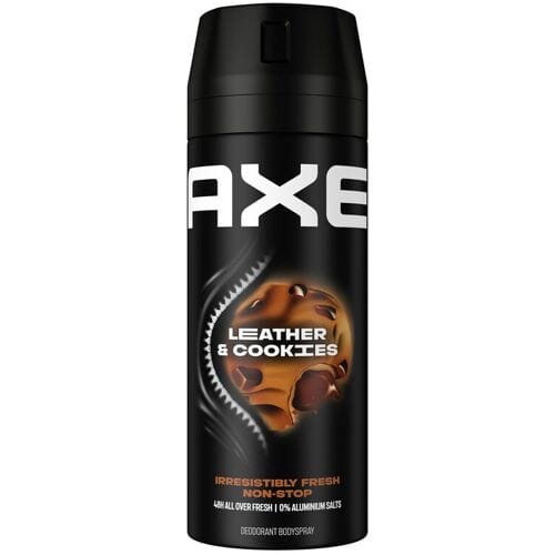 AXE Deodorant Bodyspray - Leather & Cookies - met de geur van leer en versgebakken koekjes - 150 ml
