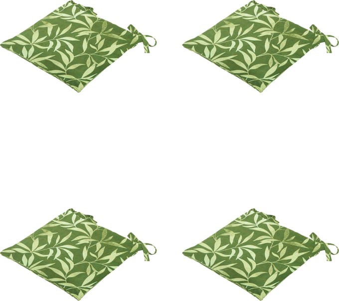 Madison - Zitkussen - Universeel - 4 stuks - 46 x 46 cm - Fergus Green - Tuin