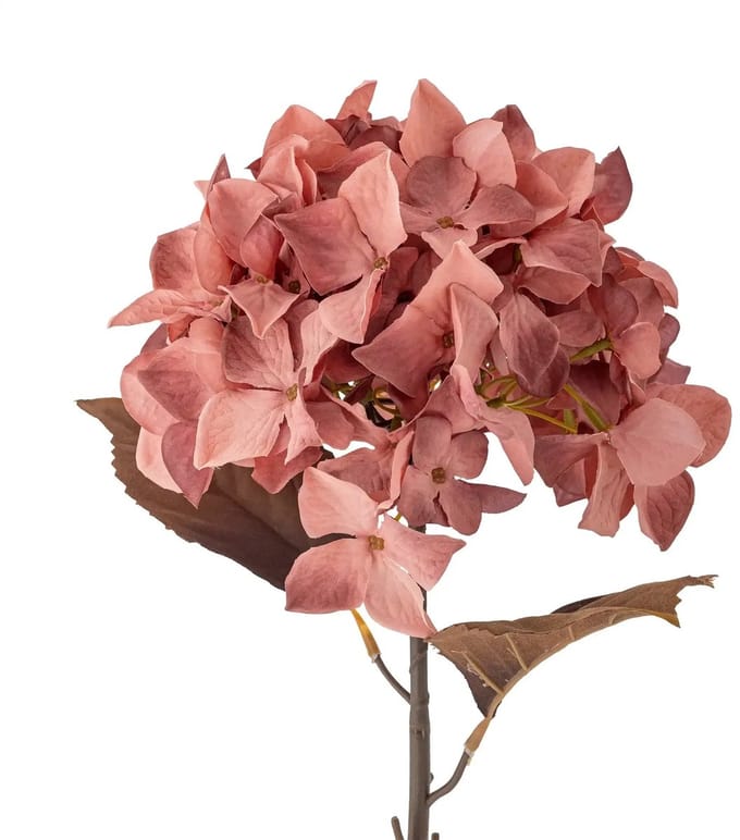 Bloomingville Kunstbloem hortensia roze 65 cm