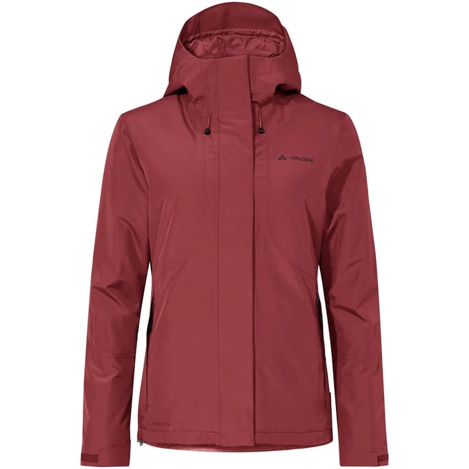 Vrouwelijke waterdichte wandeljack met capuchon VAUDE Rosemoor