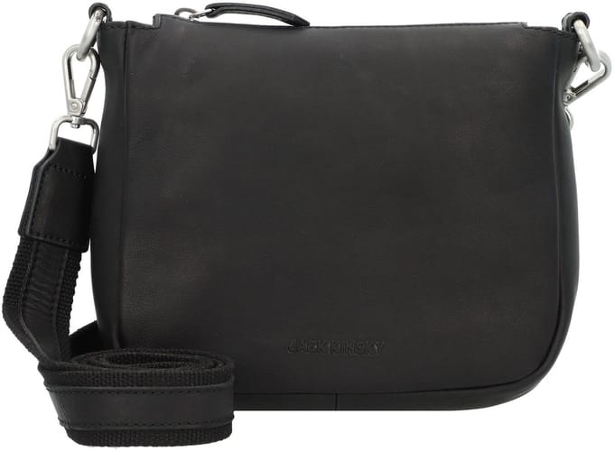 Jack Kinsky Aruba 3 Schoudertas Leer 20 cm - Dames - schwarz