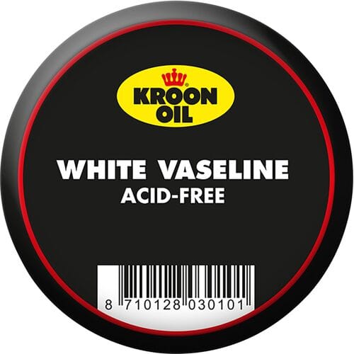Kroon-Oil Witte Vaseline - Zuurvrij Smeermiddel - Isolatiemiddel - 65ml - Wit