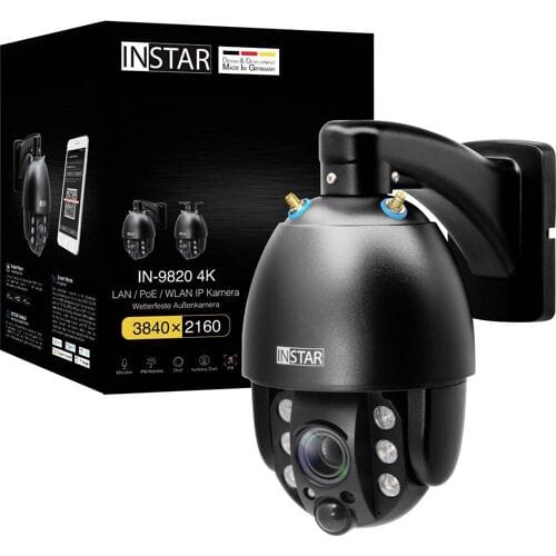 INSTAR IN-9820 4K schwarz 18003 IP Bewakingscamera LAN