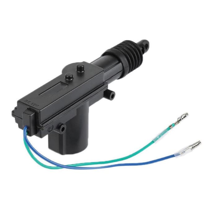 Universele Auto Power Deurvergrendeling Actuatoren 12 Volt Motor zwart