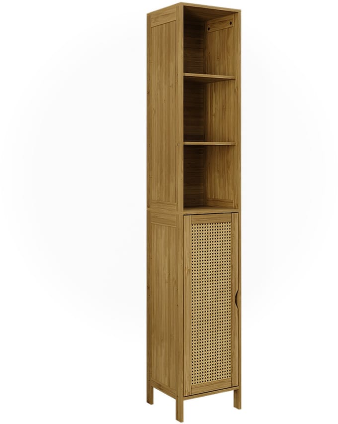 Vicco Liora Badkamerkast – 30 x 170 cm Bamboe