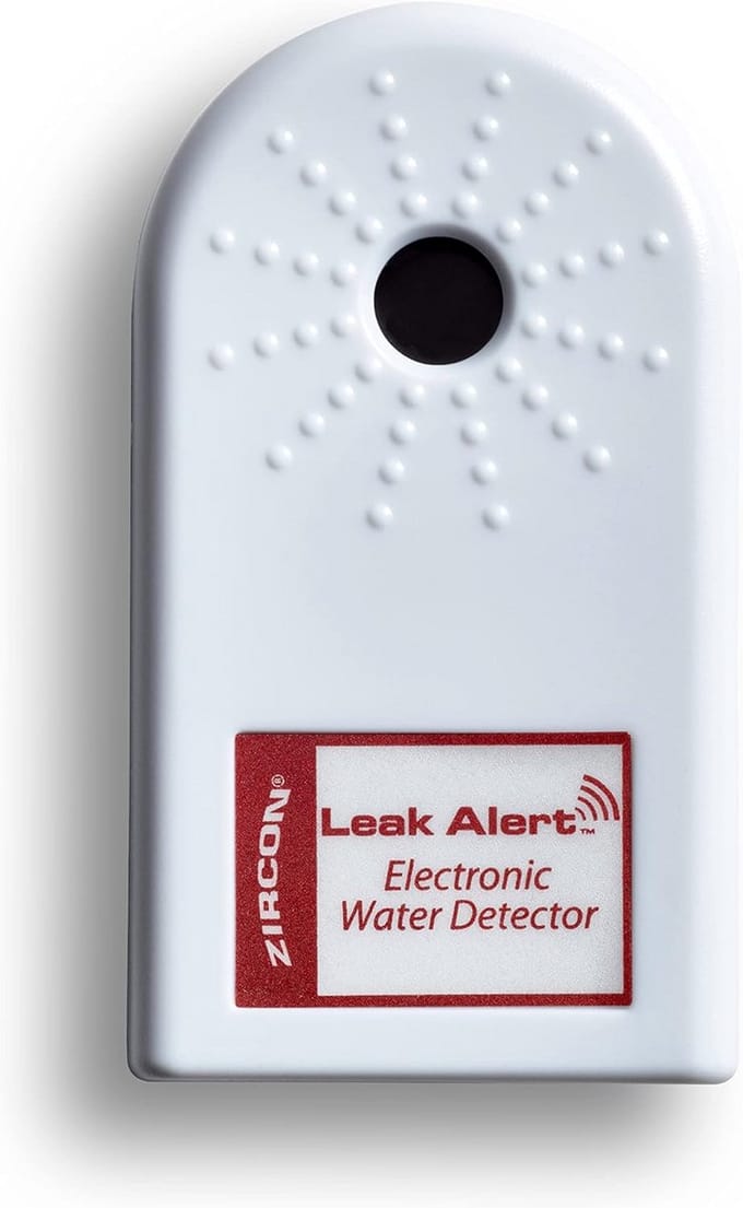Waterlek Alarm - Vochtsensor Detector - Huis Beveiligen - Luid 90dB Geluid - 1 Stuk - Wit