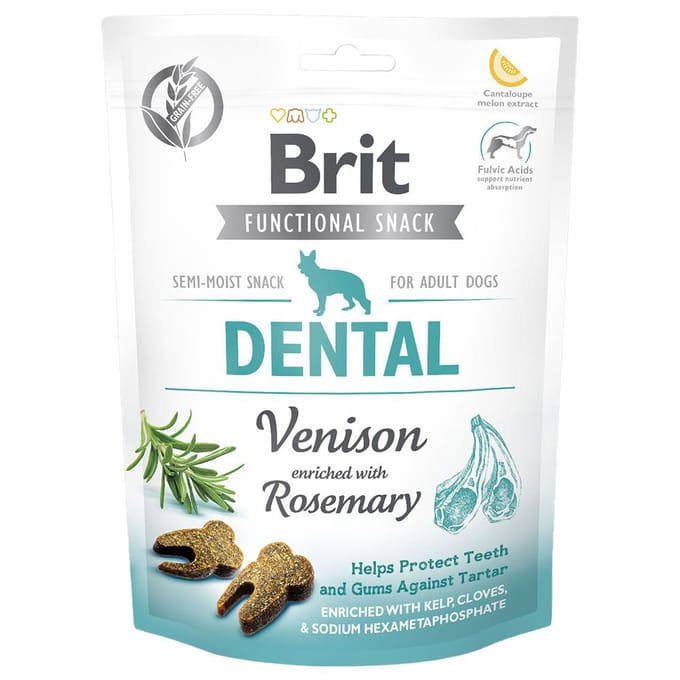 Brit Care Fs Dental Venison - Hondensnacks - Rozemarijn 150 g
