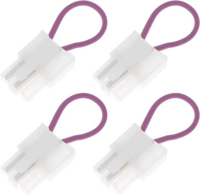 Boiler Timer Connectoren - Waterkoker Onderdelen - Ketel Reparatie - Duurzame Constructie - 4 stuks - Wit