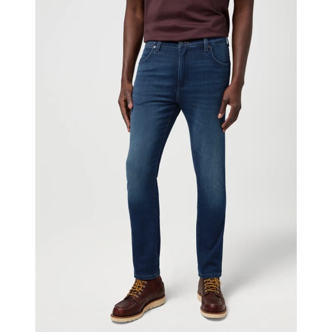 Wrangler - Larston - Heren Slim-fit Jeans - Fog