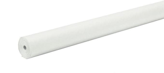 Kraft Papierrol - Duo-Finish Papier - Creatief Tekenen - Dubbele Afwerking - 4 x 200 ft - Wit