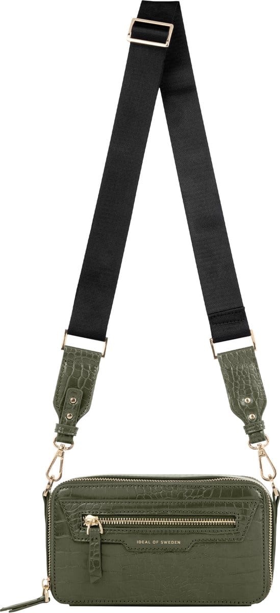 iDeal of Sweden Bobbi Camera Bag Khaki Croco