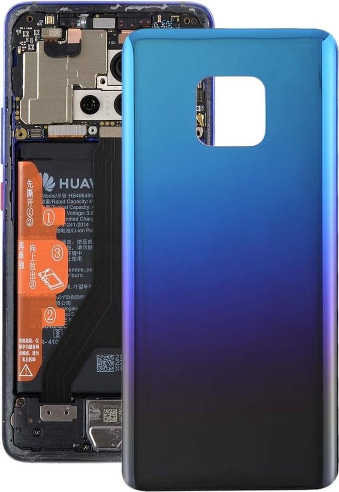 Batterij Cover Achterkant Huawei Mate 20 Pro – Premium – Zwart