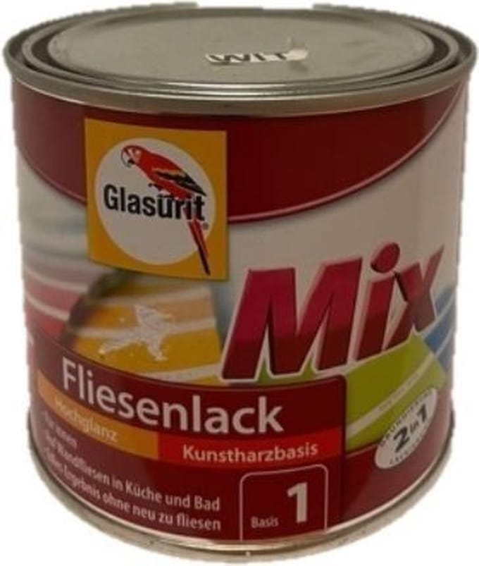 Glasurit Tegelverf 500 ml Wit