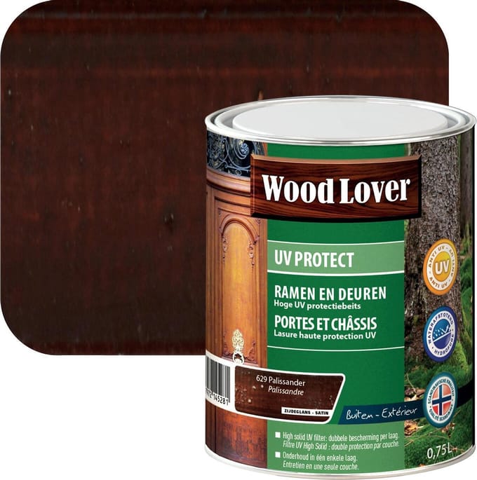 Woodlover Uv Protect - 0.75L - 629 - Rosewood