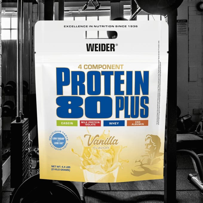 Weider Protein 80 Plus (500g) Vanilla - Eiwitten - Eiwit Mix