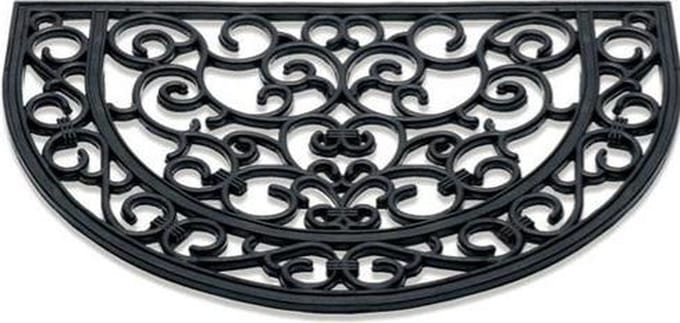 Rubbermat  / Sun Half rond 368 ant 302 / 40 cm x 60 cm /