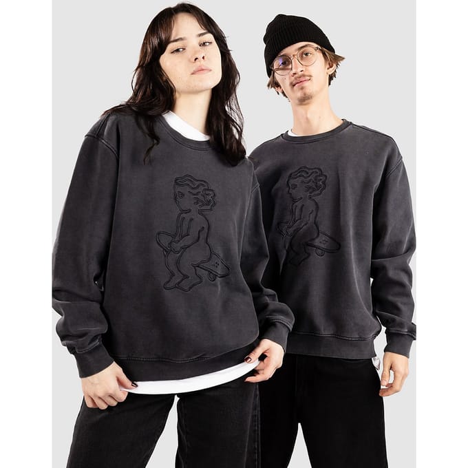 Ementa SB Big Ikon Crew Sweater zwart