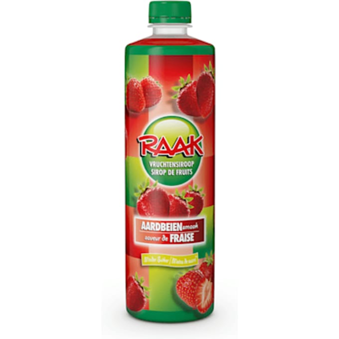 Siroop RAAK aardbei 750ml