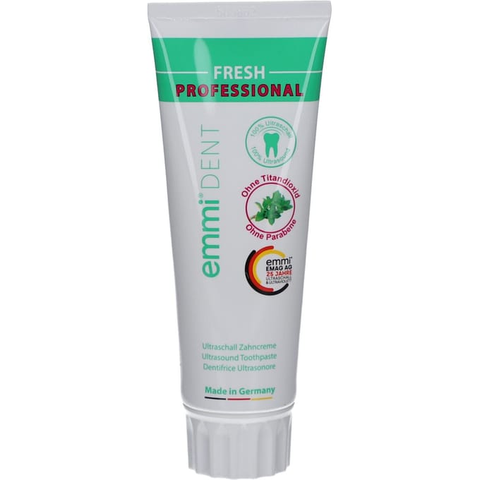 EmmiDent Fresh for Ultrasonic Tandpasta 75 ml Wit