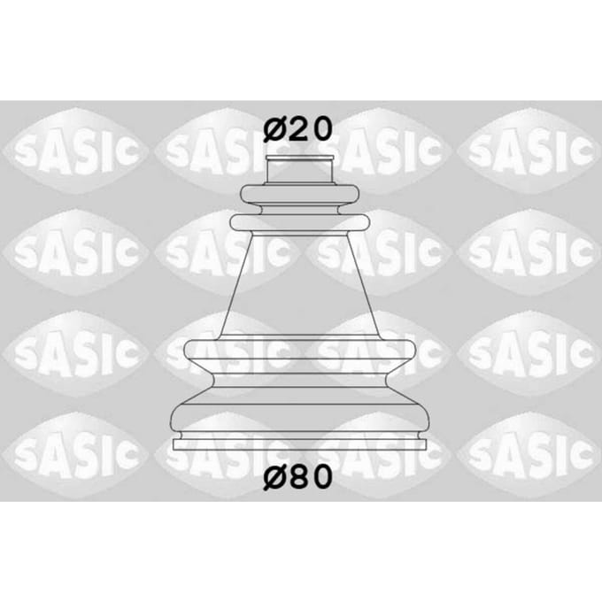 Balgenset, aandrijfas SASIC 4003406