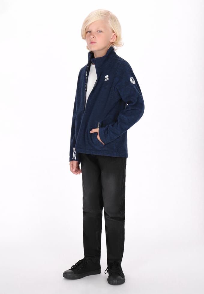 Schmuddelwedda Fleece jas jongens (kinderen) marine gem