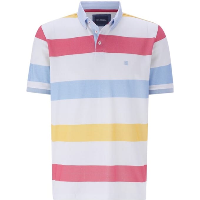 Babista herren Poloshirt - 52/54 - wit - Plus Size