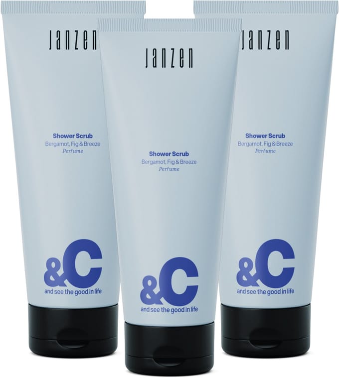 JANZEN Shower Gel &C Bergamot, Fig & Breeze 3-pack