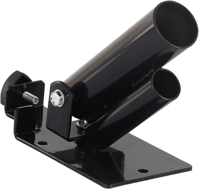T-Bar Row Platform - Roeibank Trainer - Kracht Training - 360 Graden Rotatie - 2.4 kg - Zwart
