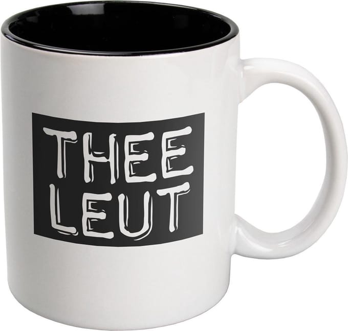 Black & White Mugs - Theeleut (white)