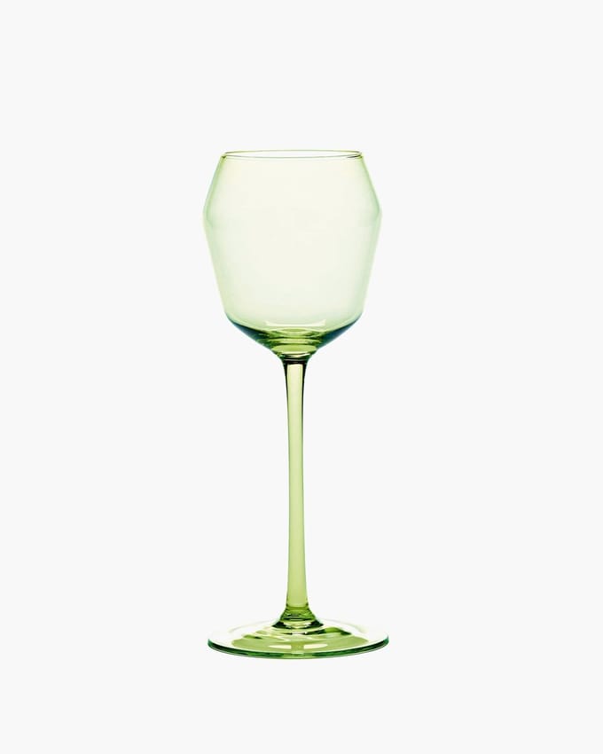 Serax X Ann Demeulemeester Wit Wijnglas Green Billie - 25cl - 4 stuks