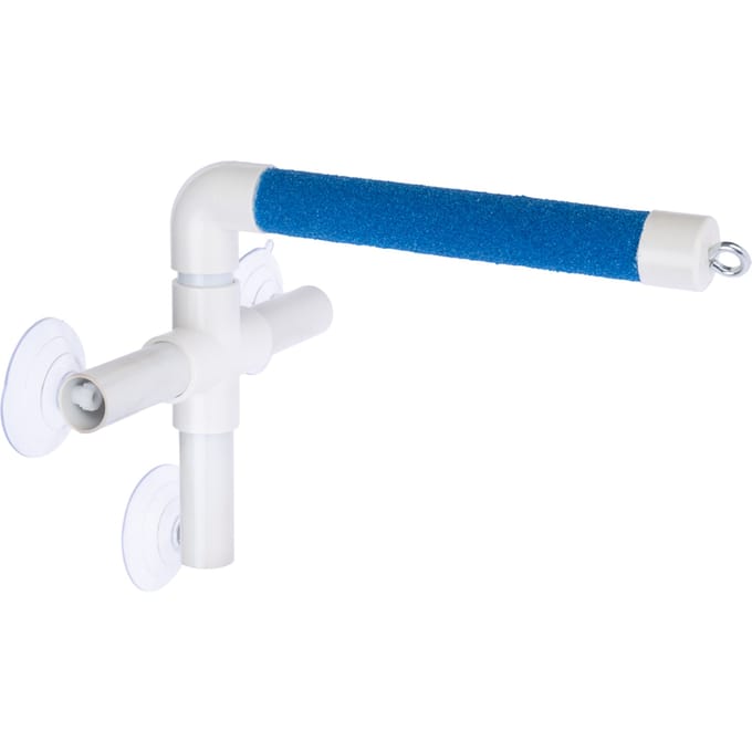 TIAKI vogelzitstok voor raam en douche Ø 2,5 x L 22 cm vogel