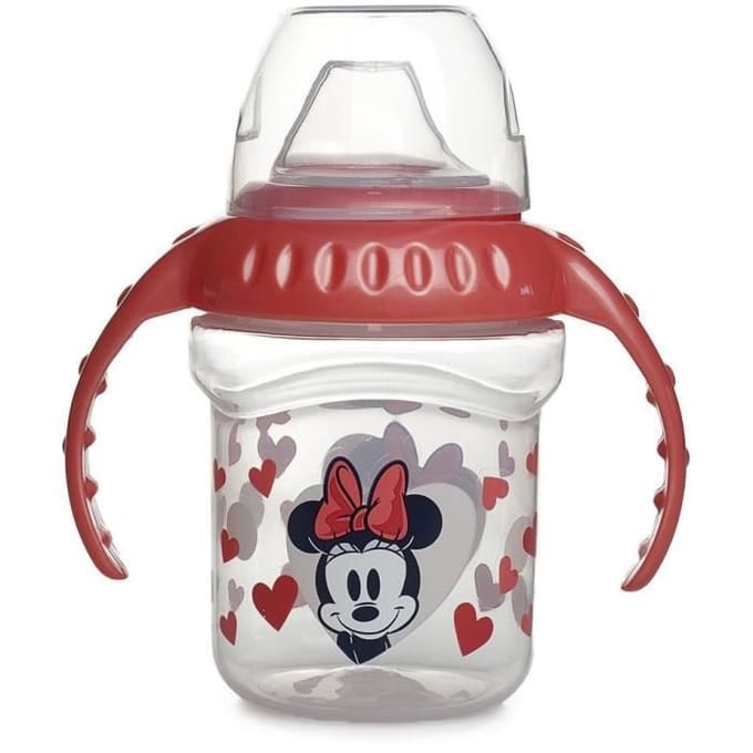Tasse à poignée - THERMOBABY - Sippy 250 ml - Bec silicone - Anti-fuites - Minnie rose
