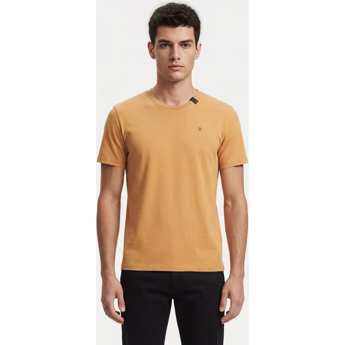 No Excess T-shirt Crewneck Solid Basic Yellow Größe: XXL | Basic T-Shirts Outlet | Herren | Gelb