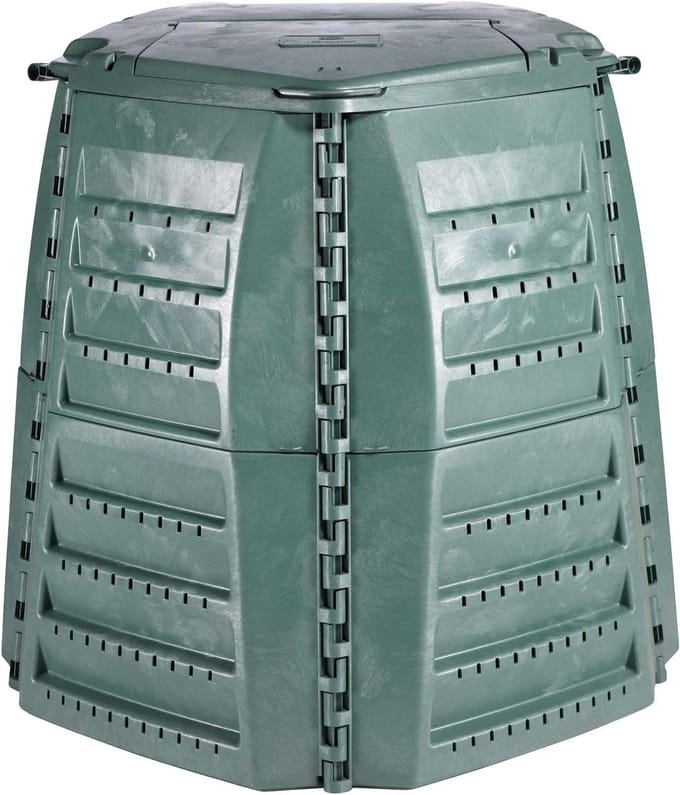 Compostvat - Compostbak - Tuinafval Verwerken - Snelle Compostering - 600 Liter - Groen