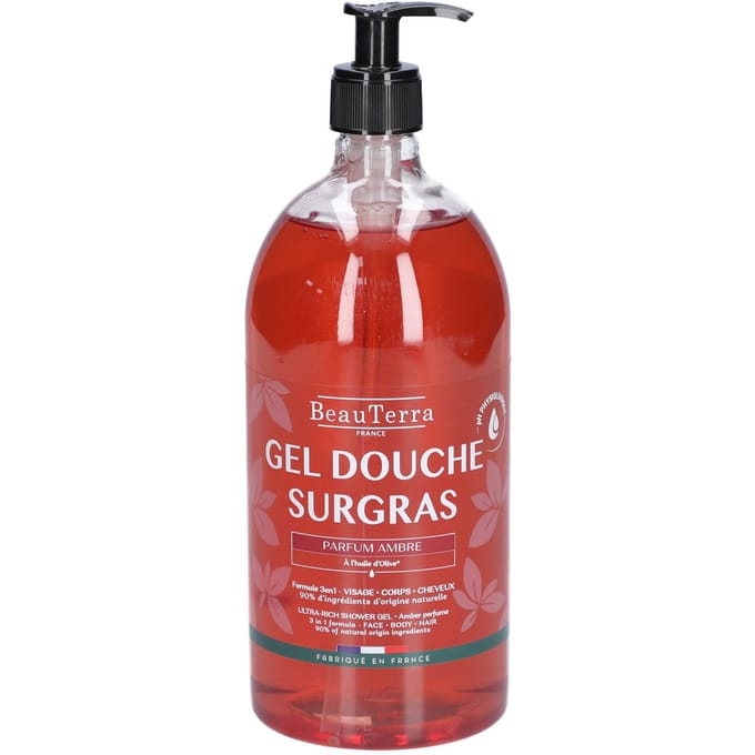 BeauTerra Ultra Rich Shower Gel Ambre 1000 ml