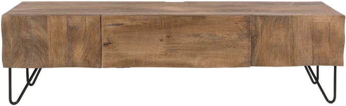 Fraaai - Pioter tv-meubel massief mangohout - zand