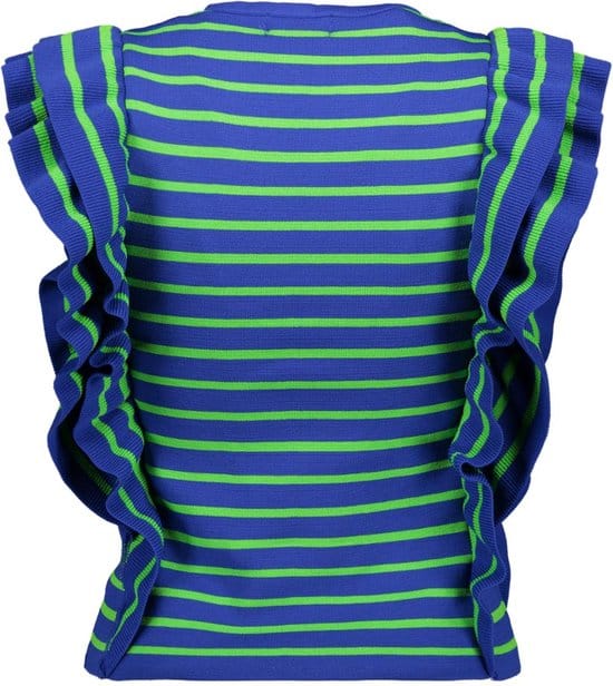 ONLY  - Maat L - ONLSANDY SL LONG RUFFLE O-NECK KNT Dames Trui