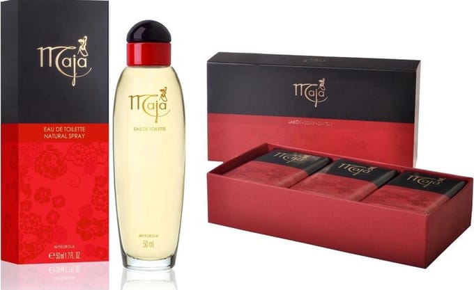 Maja Geschenkset - Eau de Toilette 50 ml Spray & Zeep Trio in Doos