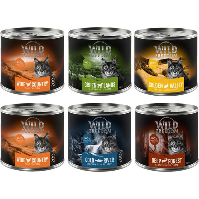 24x200g Adult Wild Freedom Kattenvoer