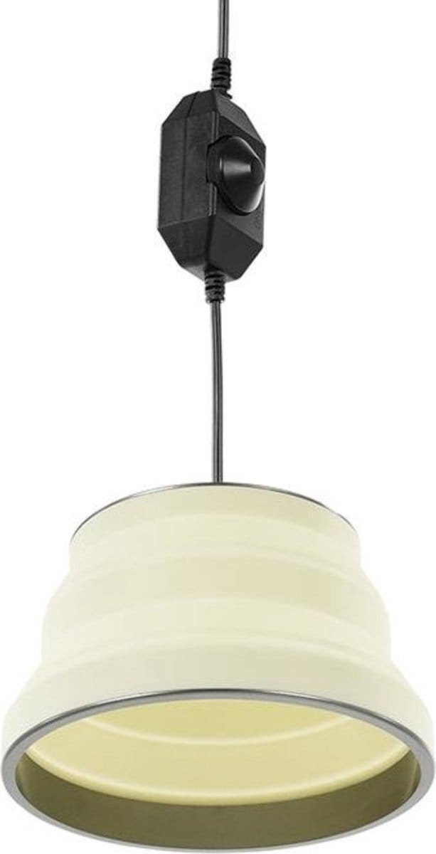 ProPlus Hanglamp LED - Opvouwbaar - Camping Lamp - Siliconen - Ø20cm - 480 Lumen - Warmwit Licht - Wit