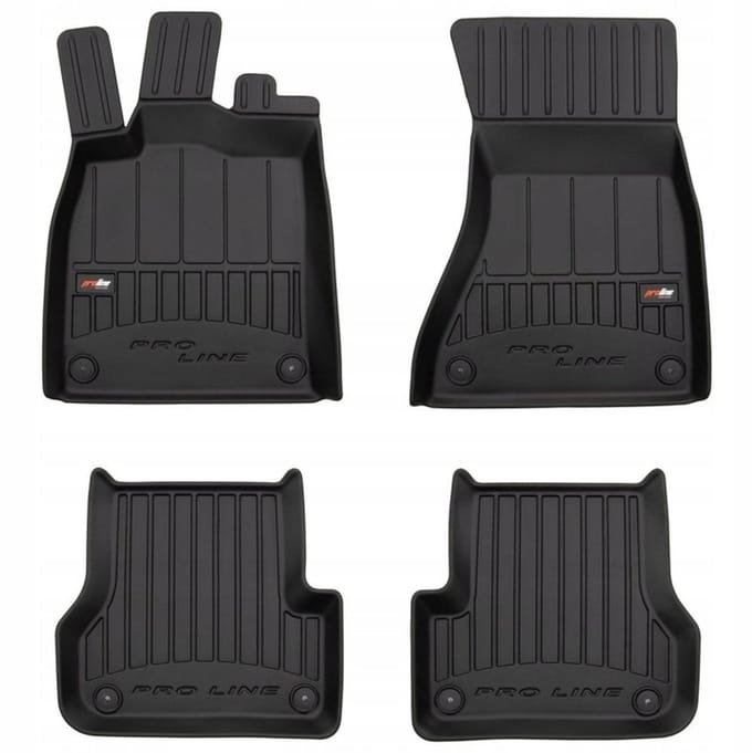Frogum No.77 - Automatmatten passend voor Audi A7 C7 2010-2017 - 3D Korfmodel - TPE Rubber - Zwart