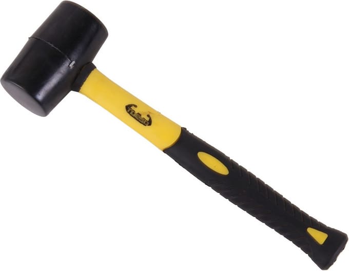 Rubberen hamer - 350 gram - Installatie hamer - Torso