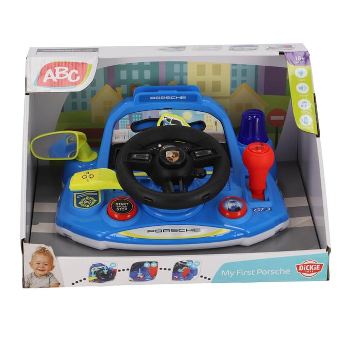 Dickie ABC Mijn Eerste Porsche Dashboard met Licht en Geluid