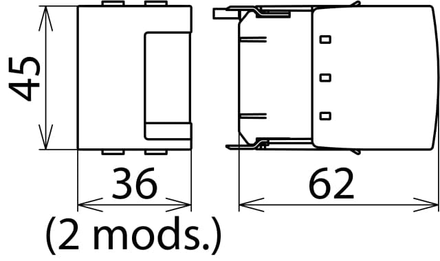 DEHN DGP M MOD 255 vonkbrugbeveiligingsmodule - 961010