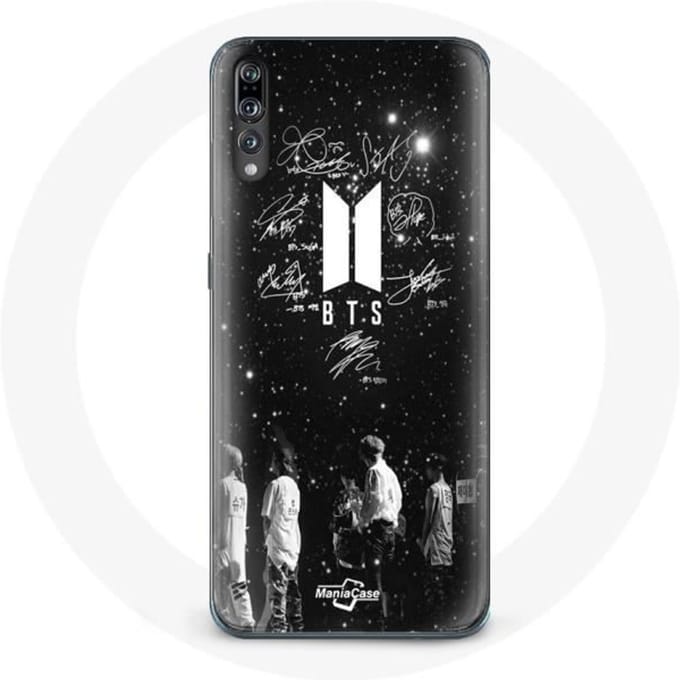 Hoesje - BTS - Huawei P20 Pro - Flexibel - Zwart - BTS Leden