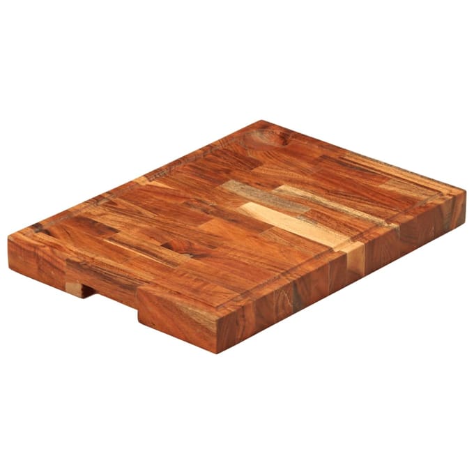 vidaXL - Hakblok - 42x30x4 - cm - massief - acaciahout